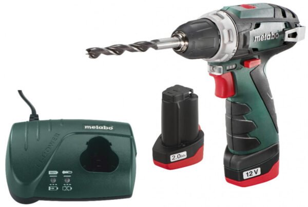 Akumuliatorinis suktuvas/gręžtuvas PowerMaxx BS Basic be lagamino, Metabo