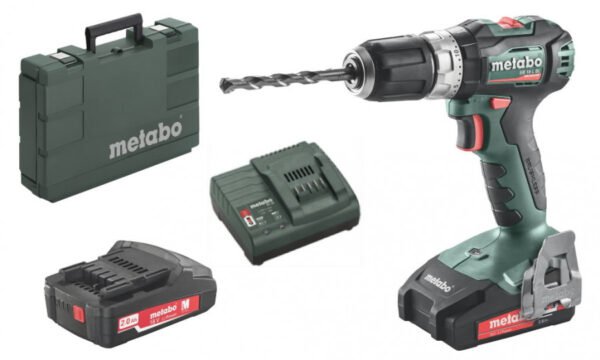 Akumuliatorinis suktuvas/gręžtuvas SB 18 L BL / 2x2,0 Ah, Metabo - Image 2