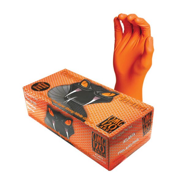 ORANGE MAMBA Nitrile Gloves