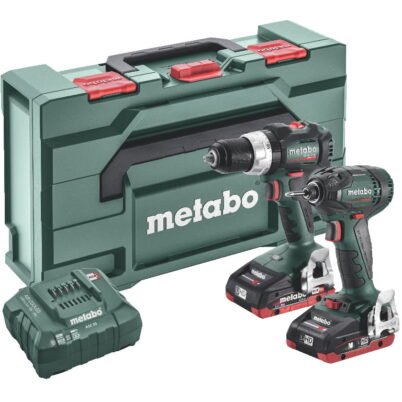 18V Combo rinkinys Metabo SB 18 LT BL + SSD 18 LTX BL 4.0 Ah LiHD,
