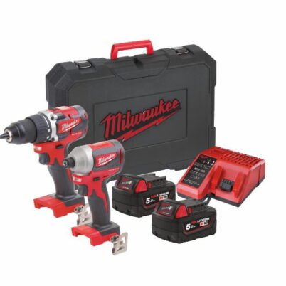 18V įrankių rinkinys Milwaukee M18 CBLPP2B-502C