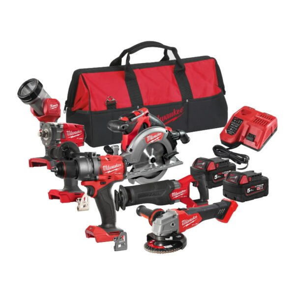 18V įrankių rinkinys Milwaukee M18 FPP6F3-502B