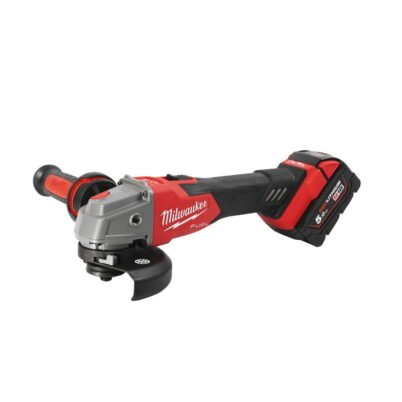 Akumuliatorinis kampinis šlifuoklis Milwaukee M18 FSAG125XB-502X 2x5,0 Ah