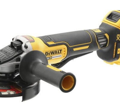 Akumuliatorinio kampinio šlifuoklio DEWALT DCG406N, 125 mm, korpusas
