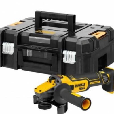 Akumuliatorinio kampinio šlifuoklio DEWALT DCG409NT,Flexvolt korpusas