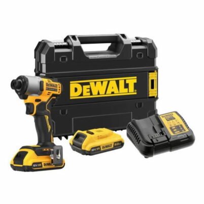 Akumuliatorinis smūginis gręžtuvas DCF840D2T, be šepetėlių, 18 V / 2 x 2,0 Ah
