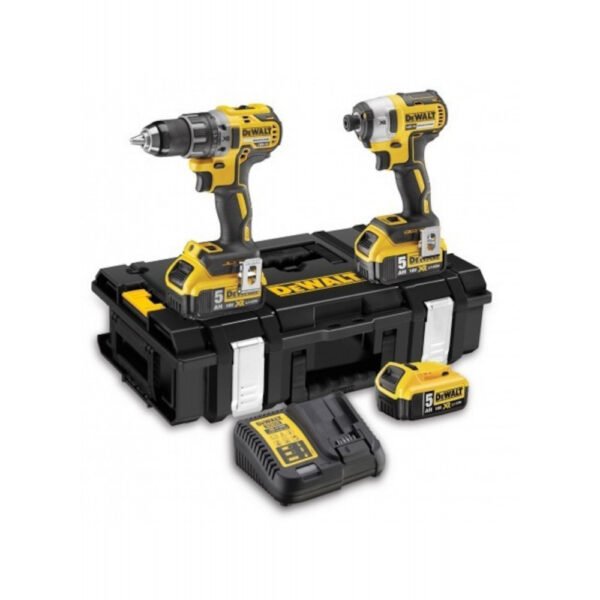 DeWALT DCK266P3 18V smūginis suktuvas + suktuvas-gręžtuvas (3x5.0 Ah)