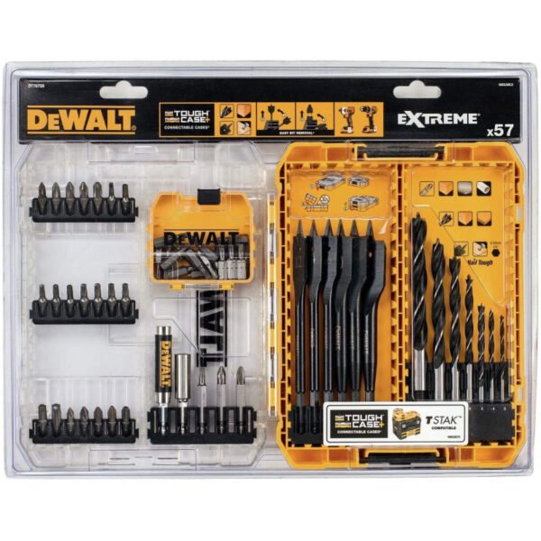 DT70758 DeWALT 57 vnt. grąžtų ir sukimo antgalių rinkinys - Image 2