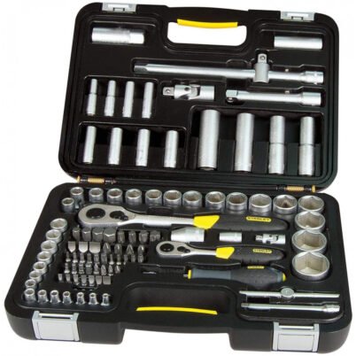 Stanley Maxi Drive Expert 1/2" ir 1/4" raktų ir galvučių komplektas, 96 dalių