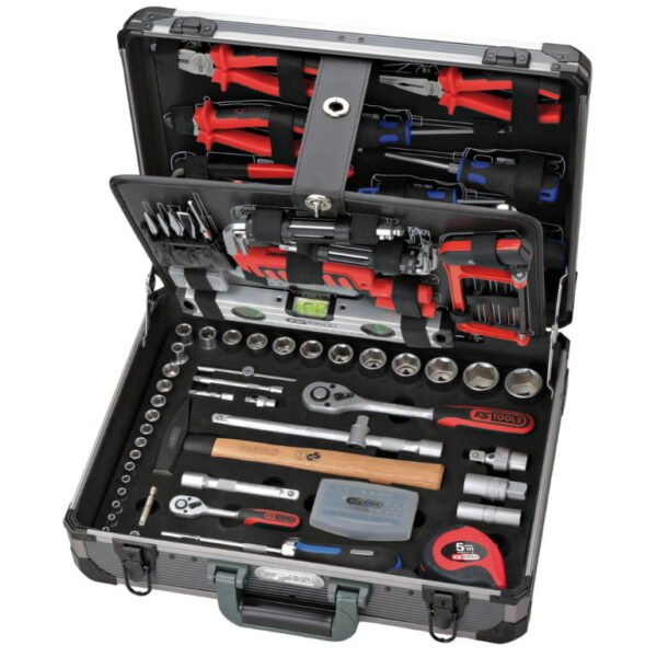 Universalus įrankių komplektas 1/4"+1/2" 127 vnt, KS Tools - Image 2