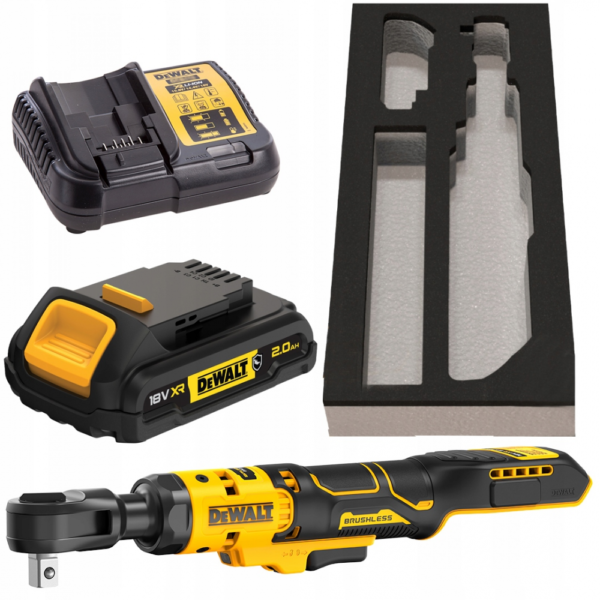 DCF512D1G DeWALT 18V akumuliatorinė terkšlė 1/2" (1x2.0 Ah)