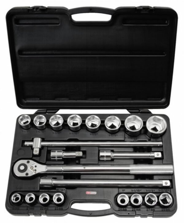 Galvučių komplektas 3/4'', 21vnt, KS Tools