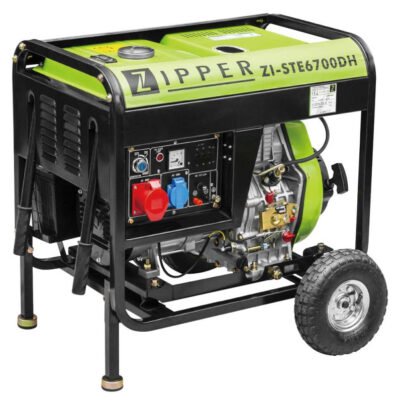 Zipper ZI-STE6700DH dyzelinis generatorius 1.5 kW (230V), 4.6 kW (400V)